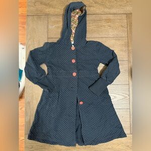 Matilda Jane Red and Blue Pea Coat Tailored Silhouette